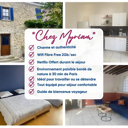 Chez Myriam, Charme & Authenticite Εξοχικό σπίτι Orgeval (Yvelines)